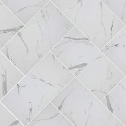 Carrara Matte Rectified 12 in. x 24 in. Porcelain Floor and Wall Tile (13.3 sq. ft. /case) by Home Decorators Collection -Zamma Home Decorators Shop white matte home decorators collection porcelain tile chdeaj0212x24 1f 1000