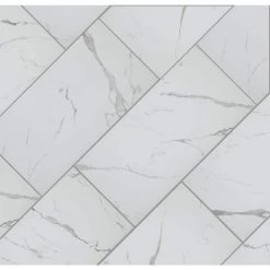 Carrara Matte Rectified 12 in. x 24 in. Porcelain Floor and Wall Tile (13.3 sq. ft. /case) by Home Decorators Collection -Zamma Home Decorators Shop white matte home decorators collection porcelain tile chdeaj0212x24 c3 1000