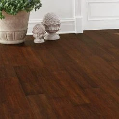Hand Scraped Strand Woven Sahara 3/8 in. T x 5-1/5 in. W x 36.02 in. L Engineered Click Bamboo Flooring by Home Decorators Collection 7 Hand Scraped Strand Woven Sahara 3/8 in. T x 5-1/5 in. W x 36.02 in. L Engineered Click Bamboo Flooring by Home Decorators Collection -Zamma Home Decorators Shop woven sahara home decorators collection bamboo flooring hl655h 31 1000